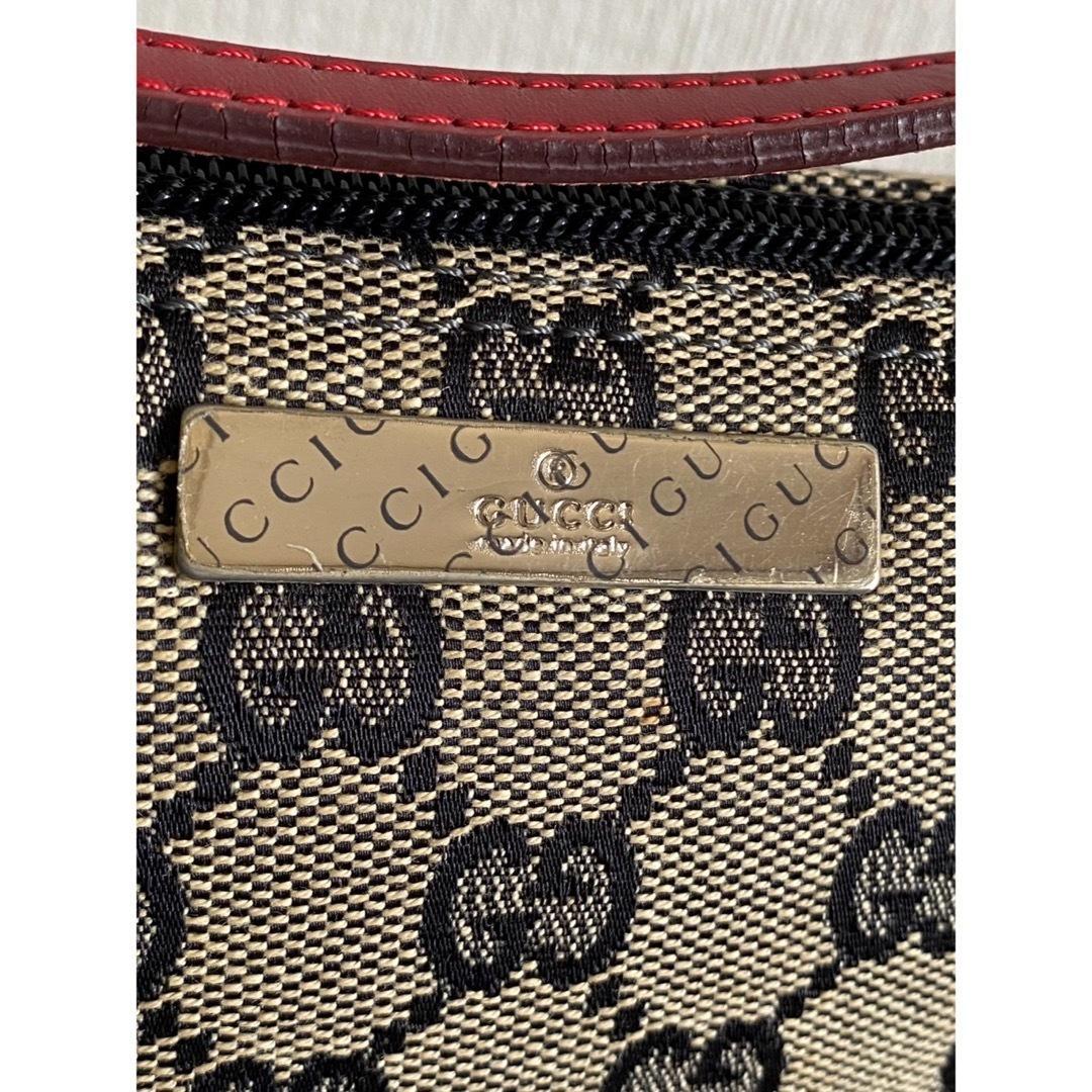 GUCCIグッチGGアクセサリーポーチハンドバッグキャンパス