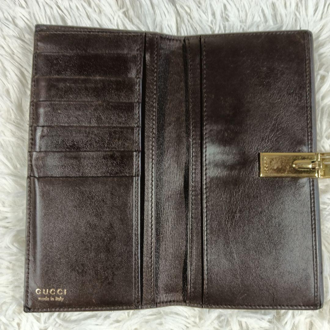 mickey【GUCCI】グッチ　長財布　財布　レザー　✨美品✨