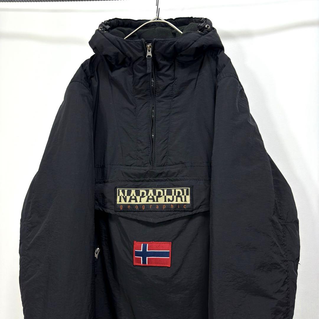 NAPAPIJRI　ナパピリ　ナイロンジャケット　アノラックパーカー　アウトドア NAPAPIJRI ナパピリ ロゴ アノラックパーカー L