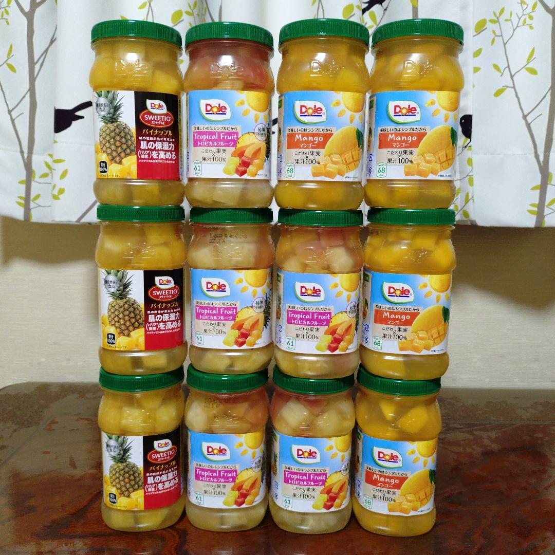Dole　フルーツボトル12本セット　パイナップル　トロピカルフルーツ　マンゴー