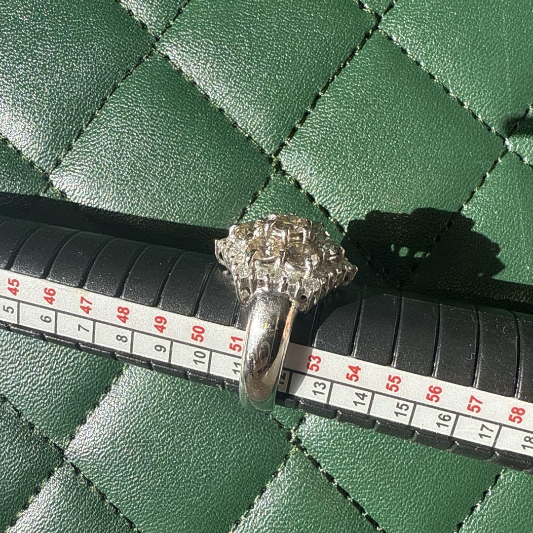 美品　k14 計2.5ct ダイヤリング