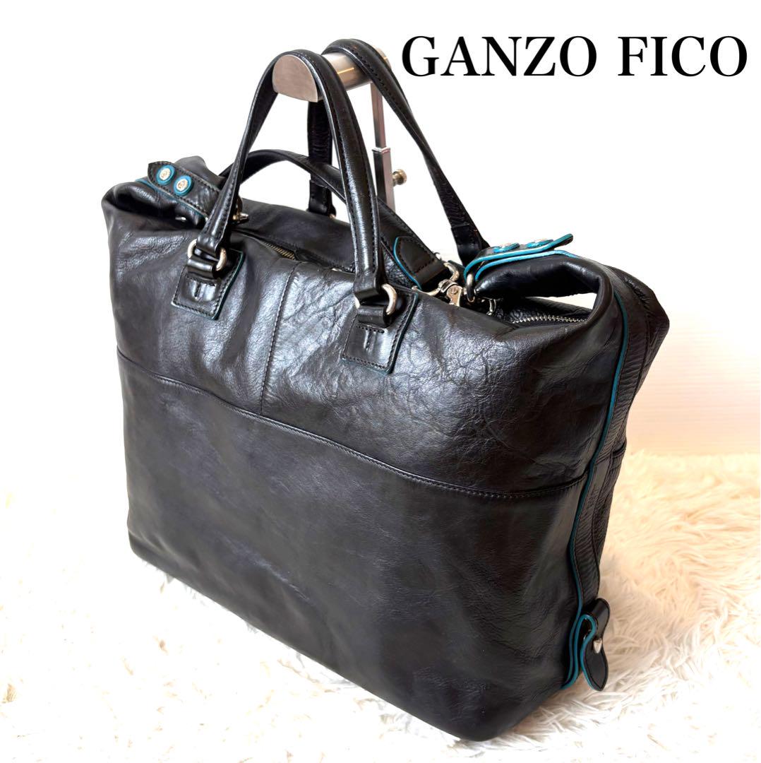 美品】GANZO FICO オイルドレザー 2wayトートバッグ 茶 高級