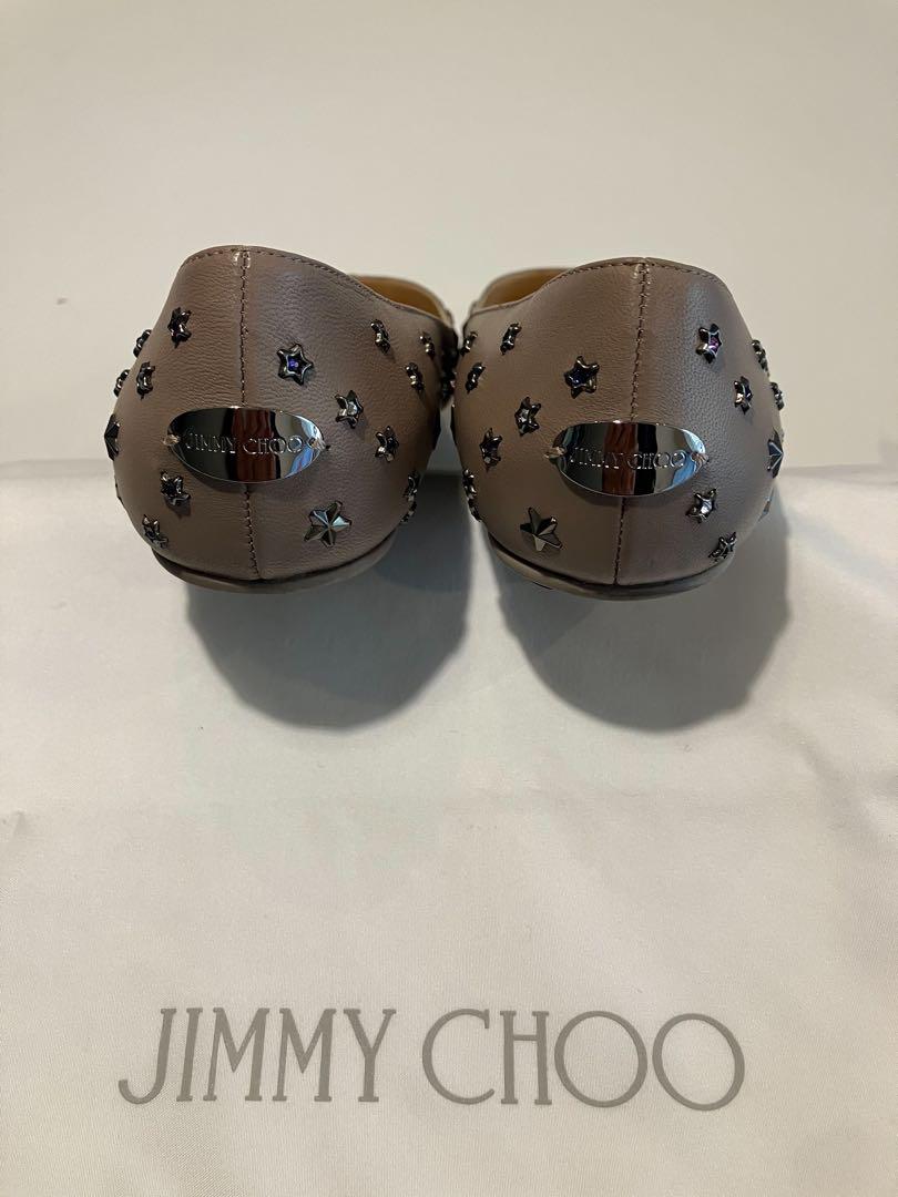 JIMMY CHOO スタッズフラットシューズ36