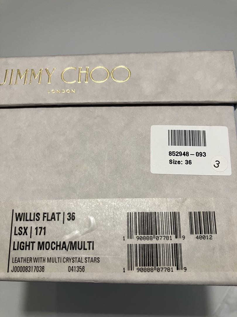 JIMMY CHOO スタッズフラットシューズ36