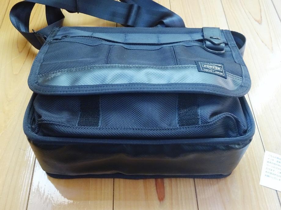 ポーター(porter) ヒート 横型ショルダーM (黒)