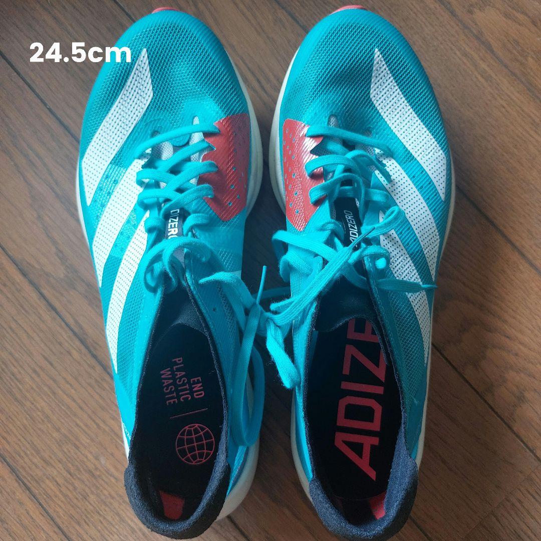 ターコイズ ランニングシューズやや傷や汚れあり