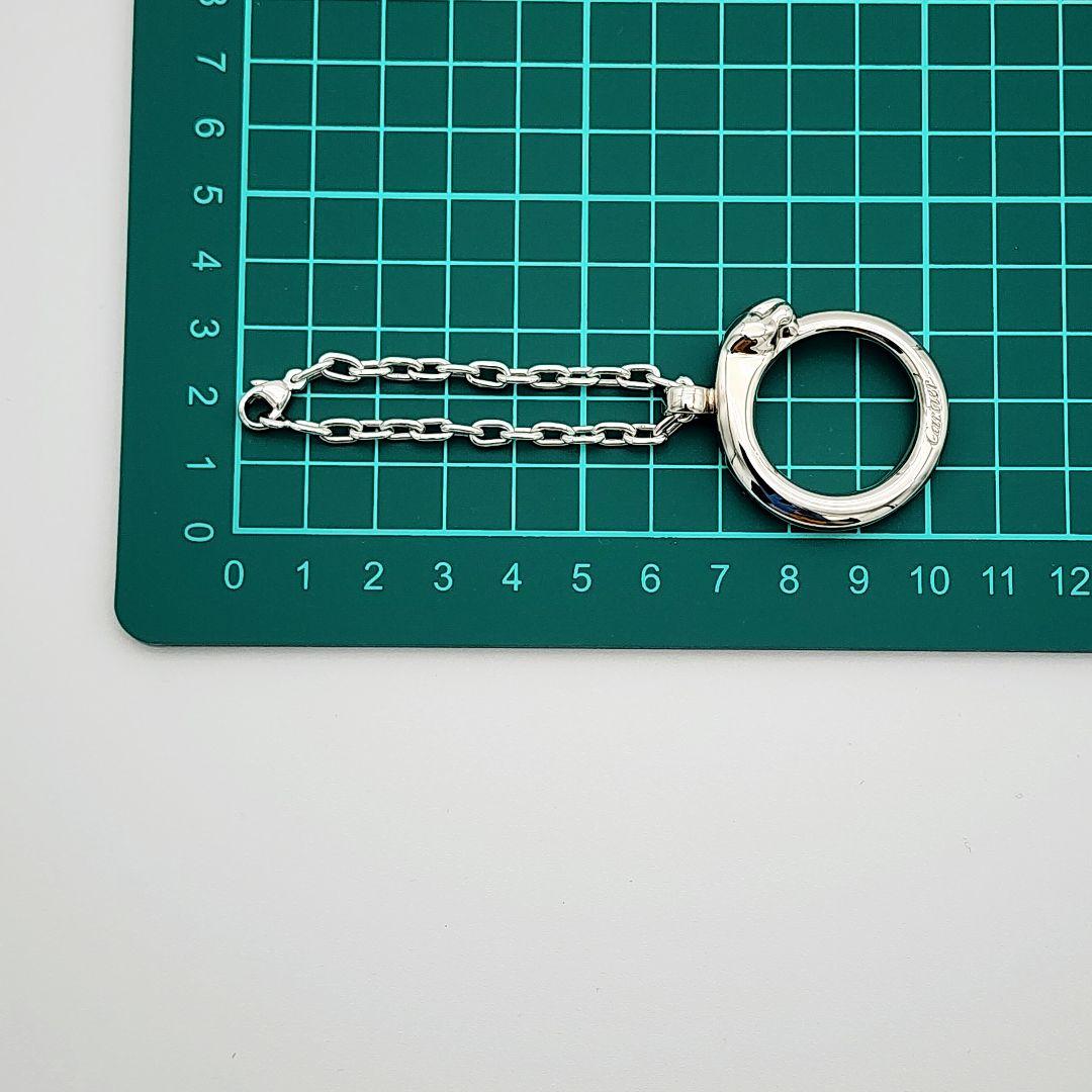 極美品 ☆Cartier☆ チャーム パンテール チェーン シルバー