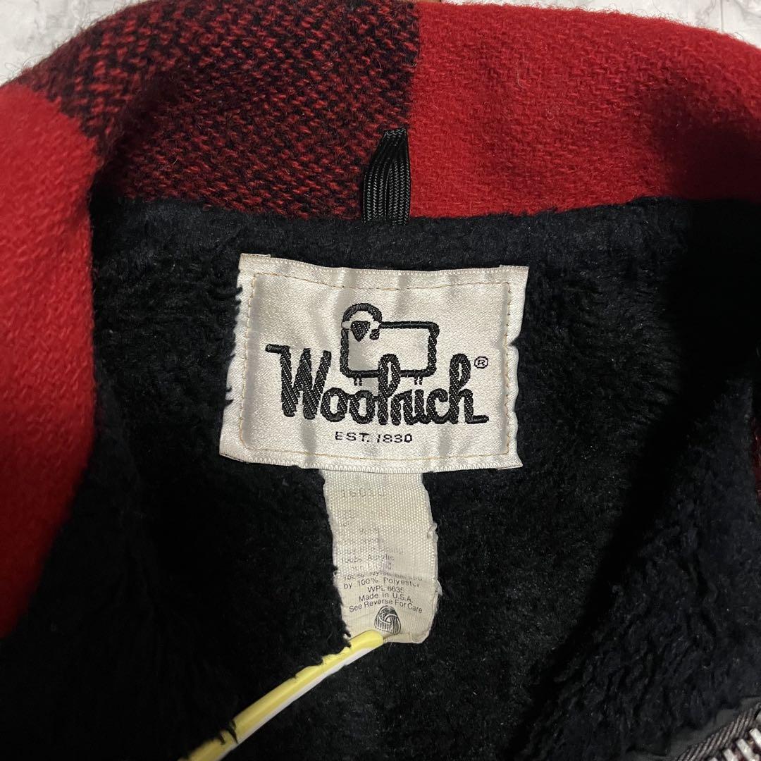 ウールリッチ　woolrich 70s バッファローチェック　ブロックチェック
