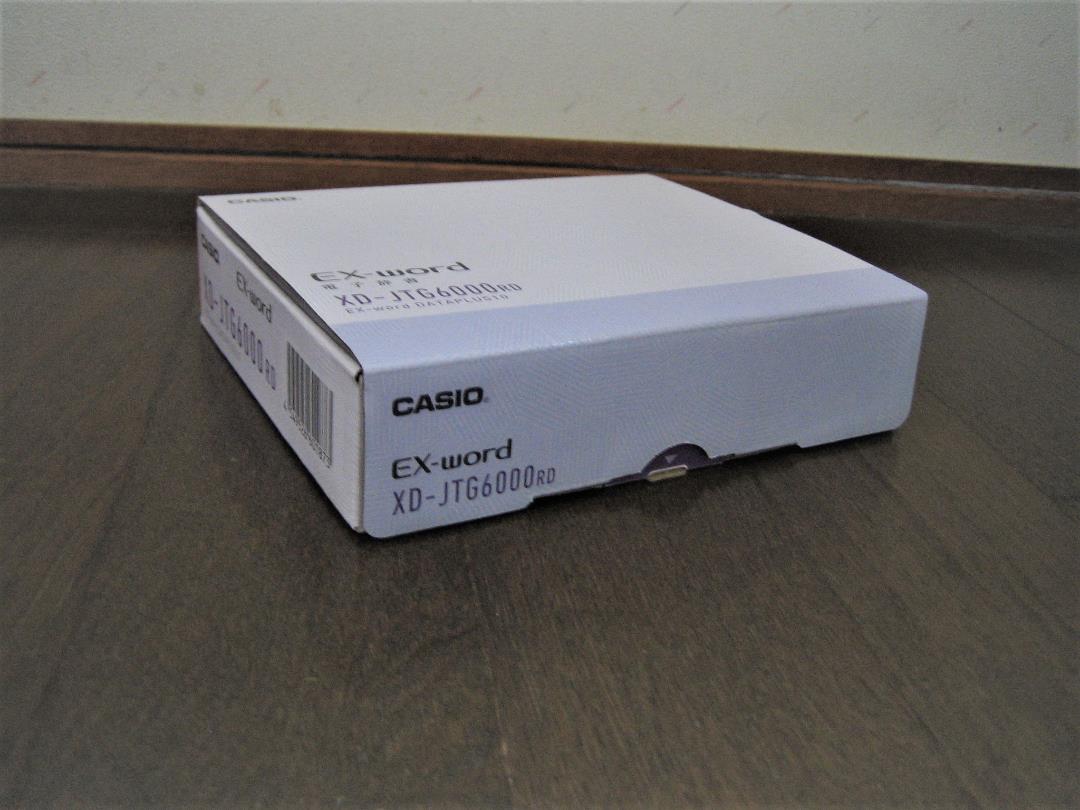 値下げしました。CASIO EX-word    XD-JTG6000-RD