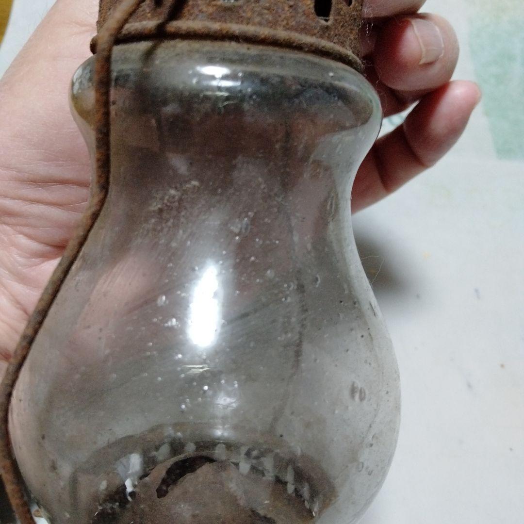 レトロ オイルランタン 錆びた茶色