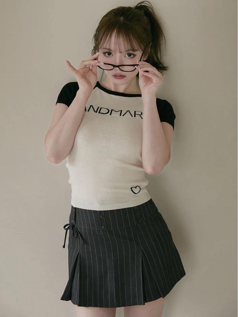 Mary logo knit tops andmary - メルカリ
