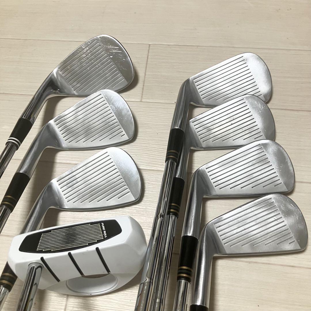 グリップ全て新品/TaylorMadeテーラーメイド他ゴルフフルセット バック付