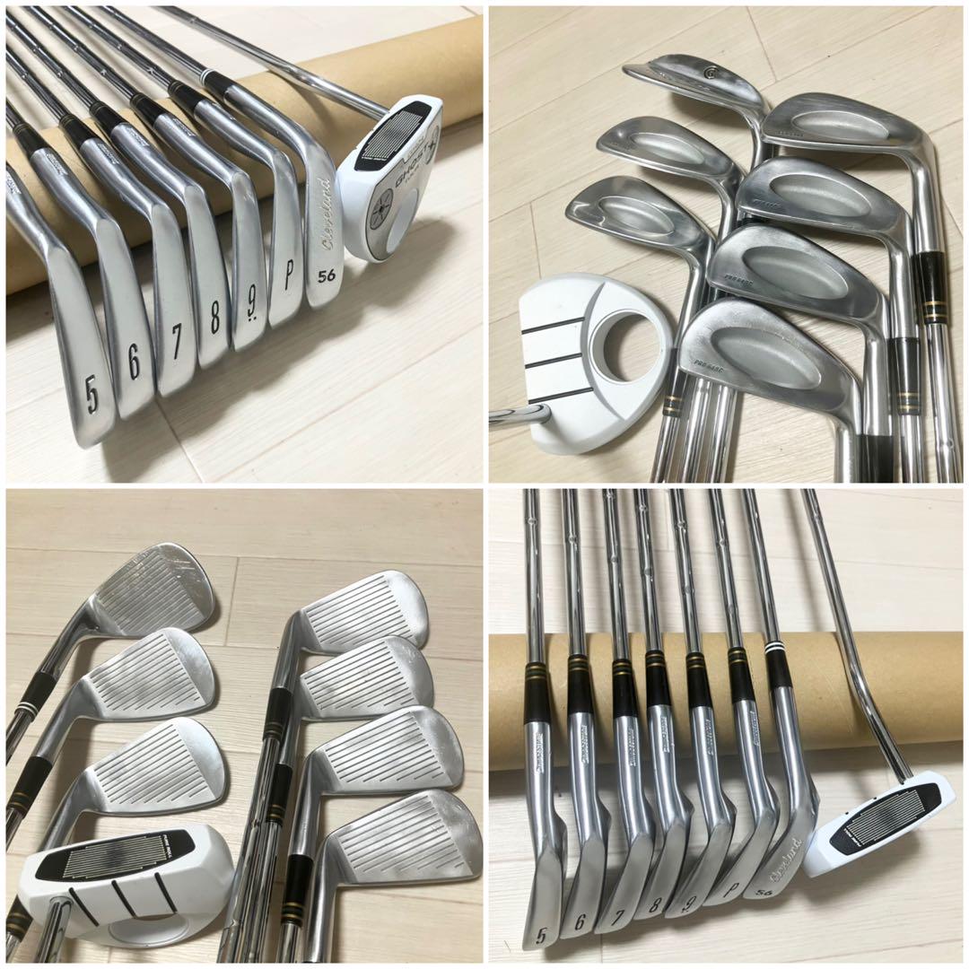 グリップ全て新品/TaylorMadeテーラーメイド他ゴルフフルセット バック付