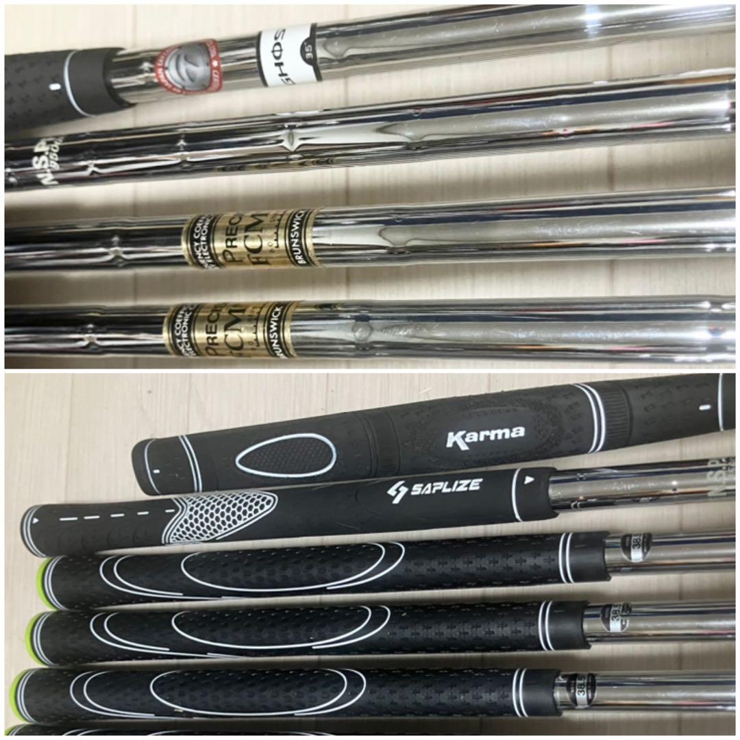 グリップ全て新品/TaylorMadeテーラーメイド他ゴルフフルセット バック付