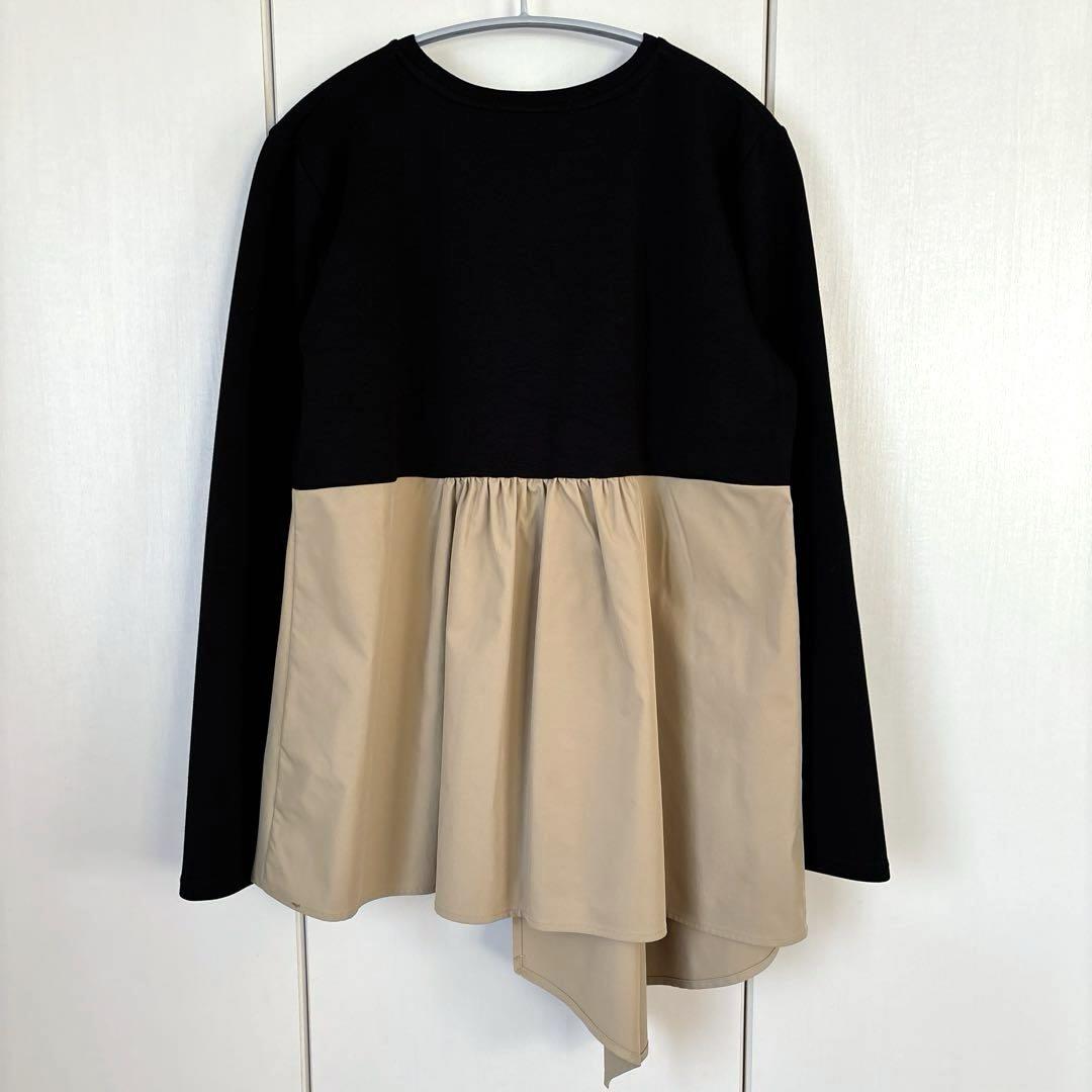 新品タグ付き！LADY LUCK LUCA☆アシンメトリーバイカラーカットソー