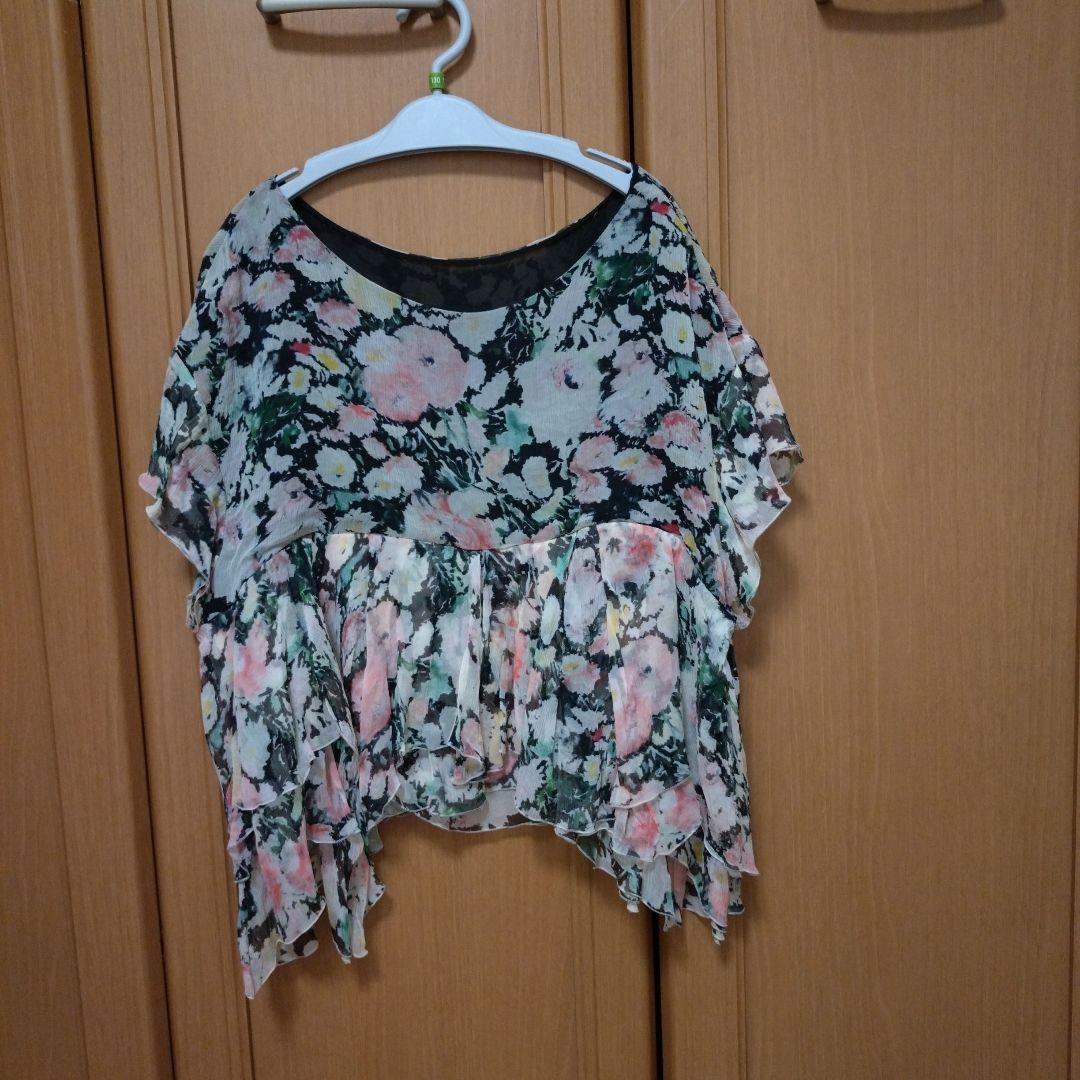 Drawer　シフォントップス　ブラウス