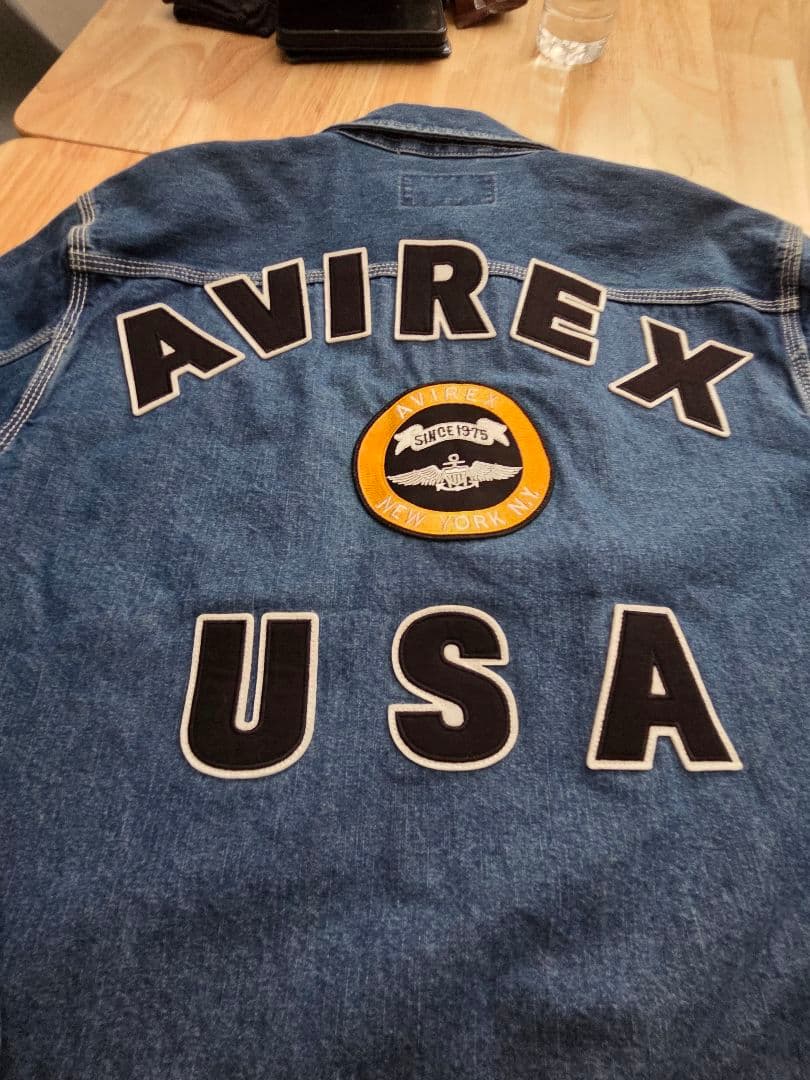 AVIREX デニムジャケットXL(LL)・AVIREX