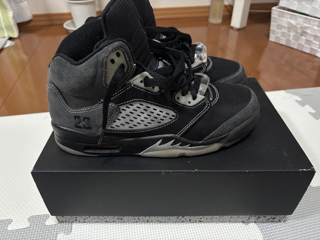 靴 AIR JORDAN5 RETRO ANTHRACITE