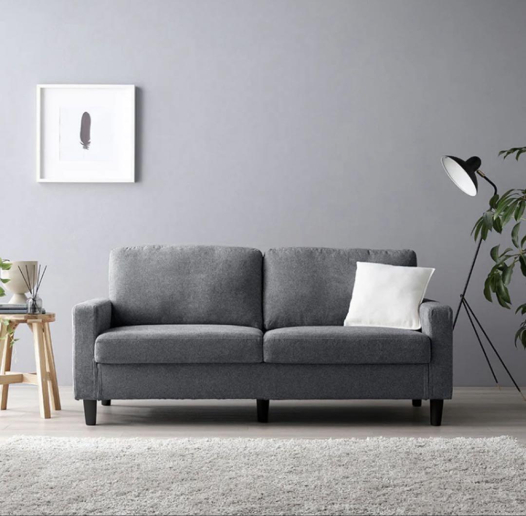専用　biscuits couch sofa 青チェック柄 専用 biscuits couch sofa 青チェック柄 ソファ・ソファベッド
