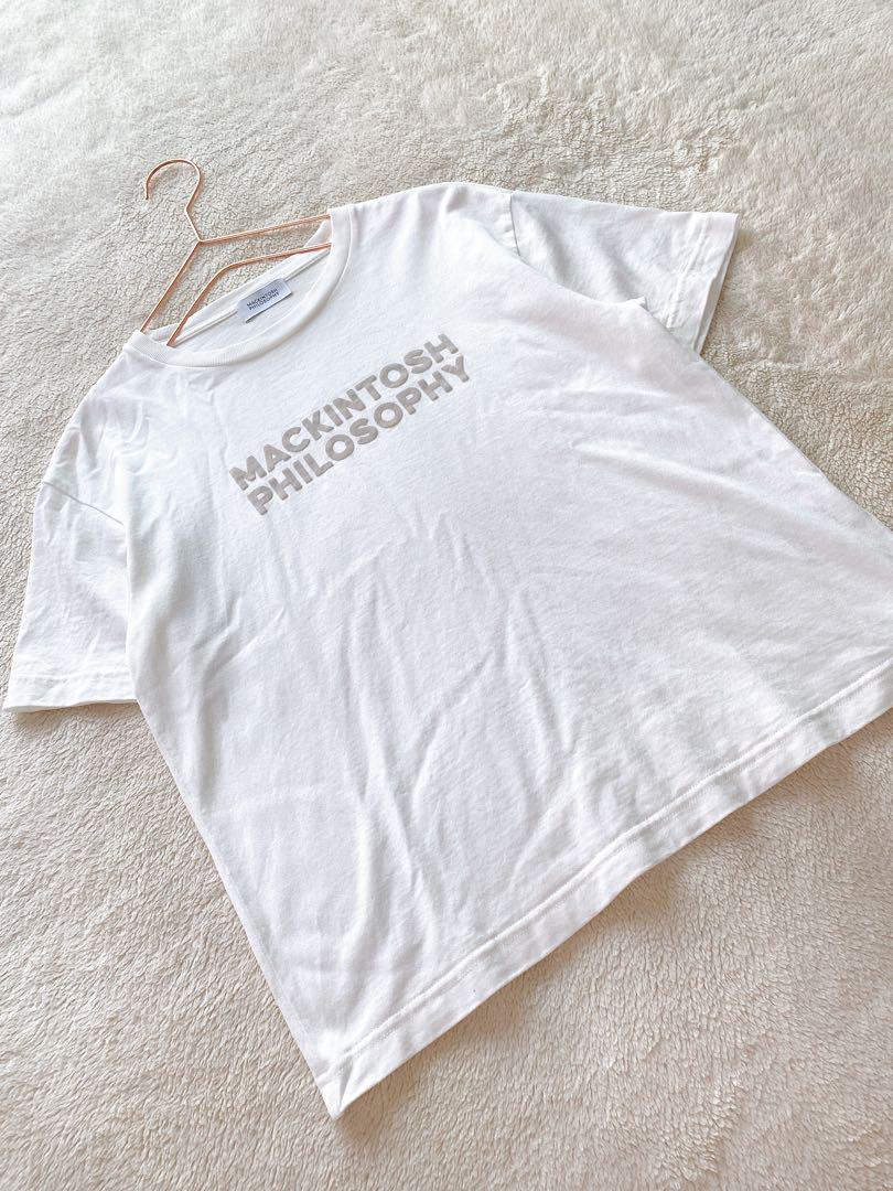 【MACKINTOSH PHILOSOPHY】美品　フロッキーロゴTシャツ