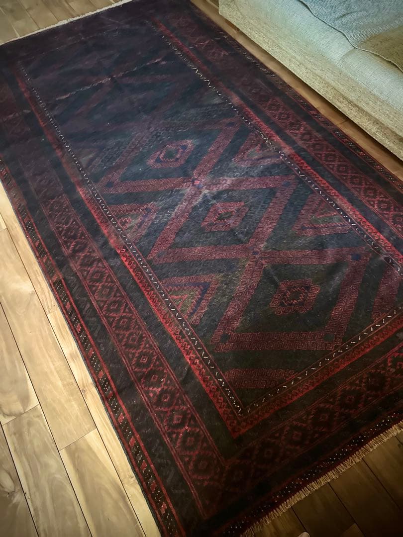 トライバルラグ ヴィンテージラグ アフガンラグ バルーチ族 プリミティブアート トライバルラグ ヴィンテージラグ アフガンラグ バルーチ族 プリミティブアート