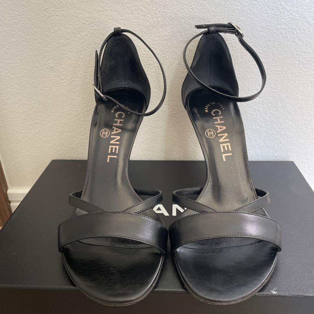 美品正規品シャネルCHANEL サンダル35