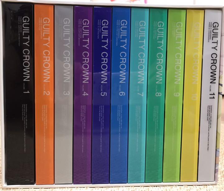 玄関先迄納品 ギルティクラウン Blu-ray全巻 収納BOX付き アニメ