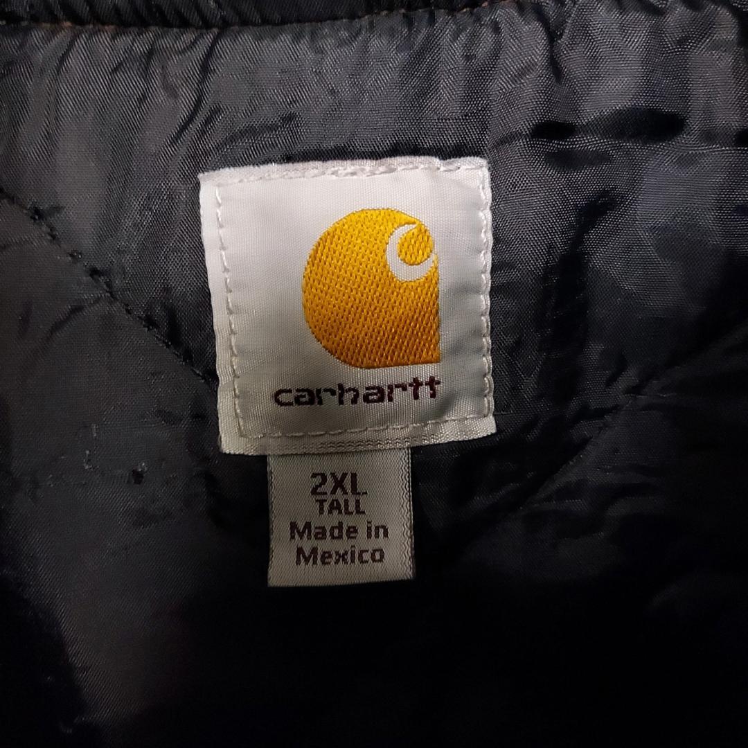 Carhartt】メキシコ製 企業物 革タグ カーハート ダックベスト