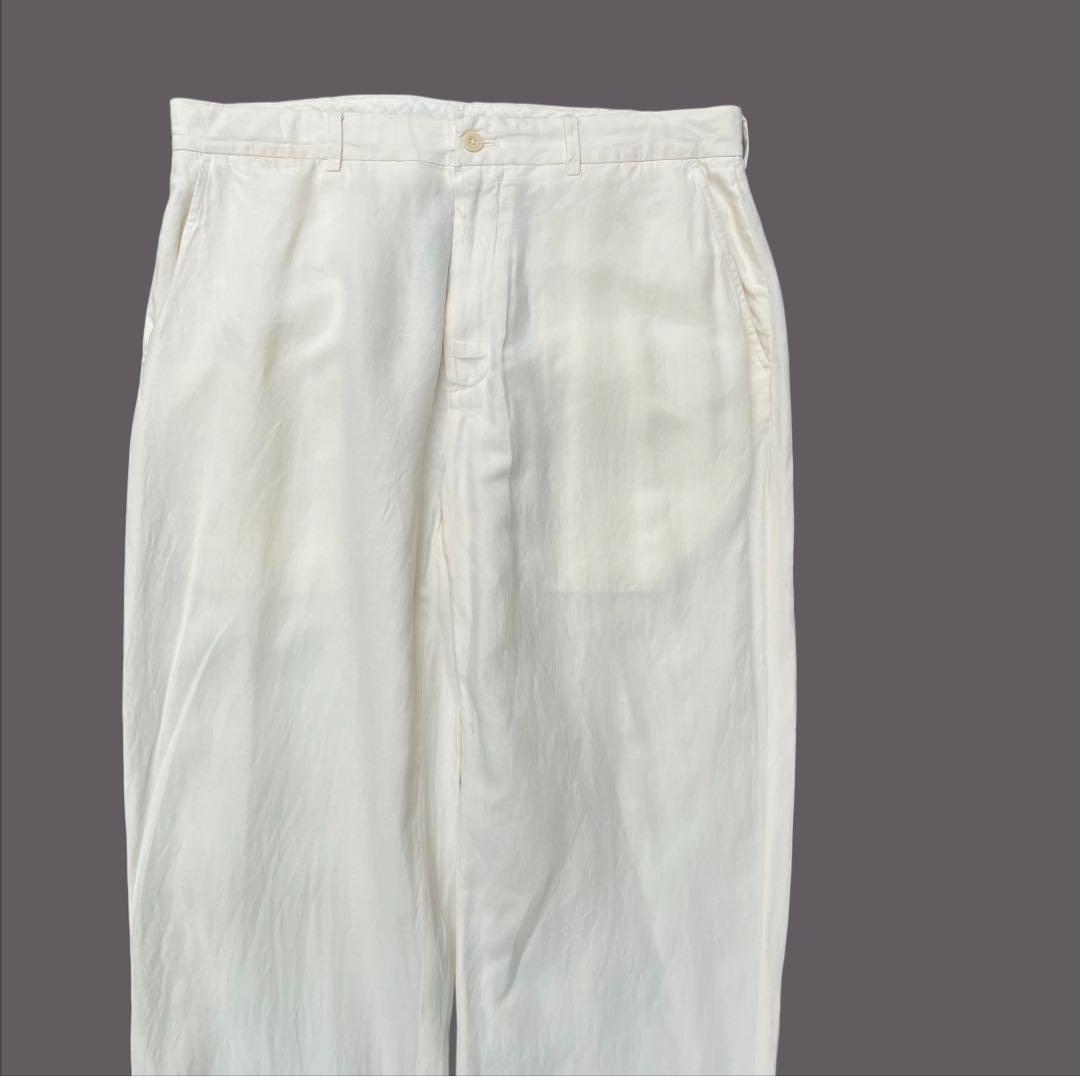 Ralph lauren シルク　リネン　パンツ　スラックス　W34L30