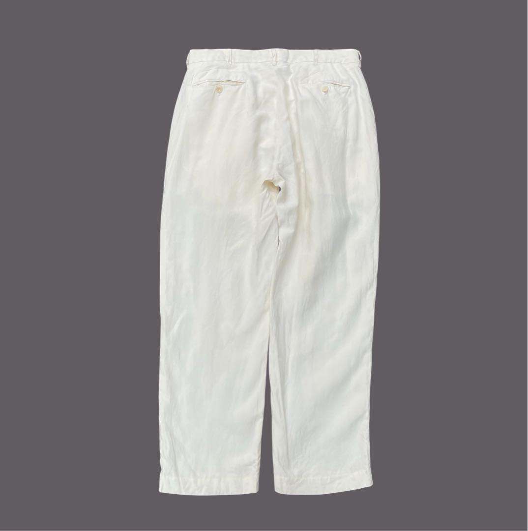 Ralph lauren シルク　リネン　パンツ　スラックス　W34L30