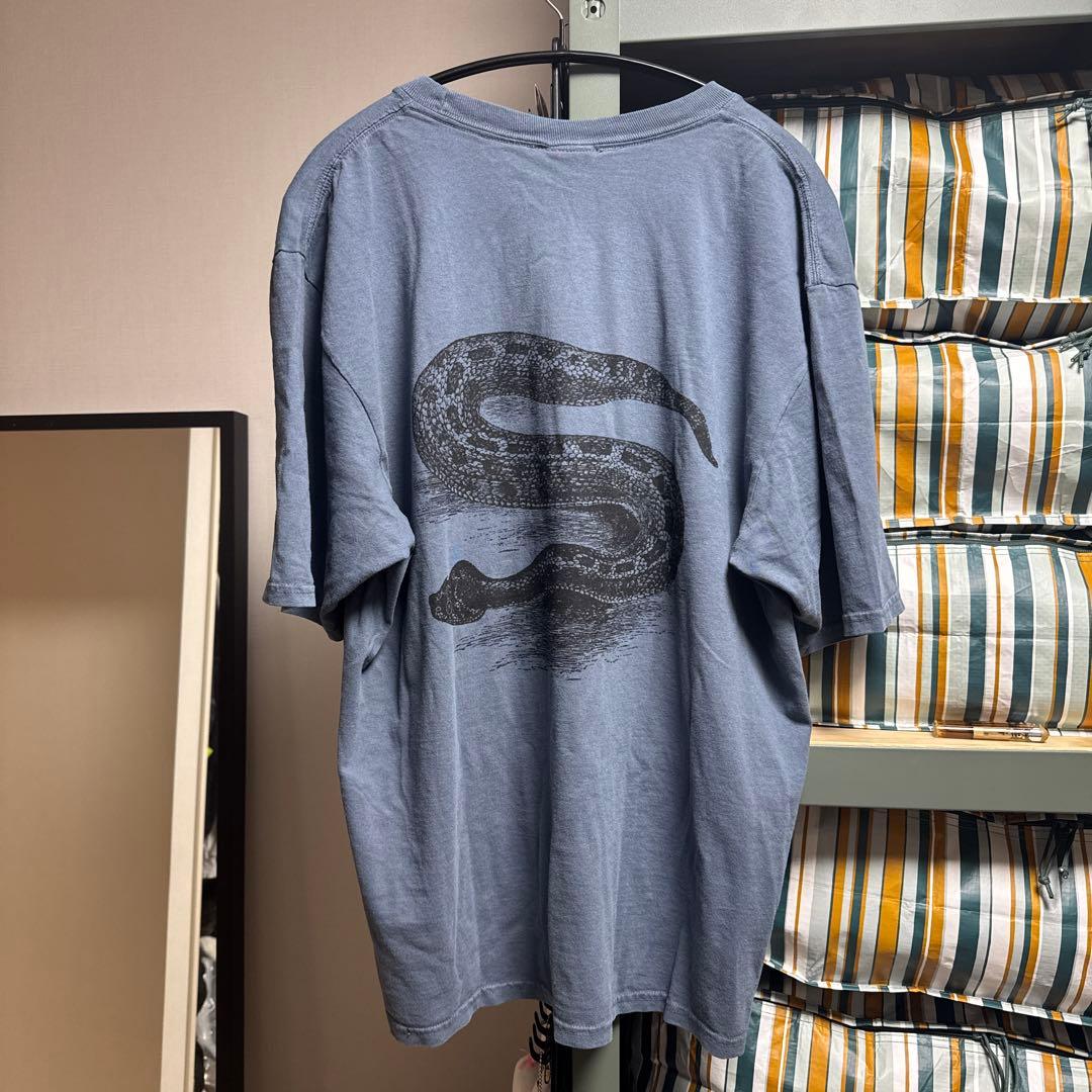 Stussy Serpent Tee Pigment Dyed Navy