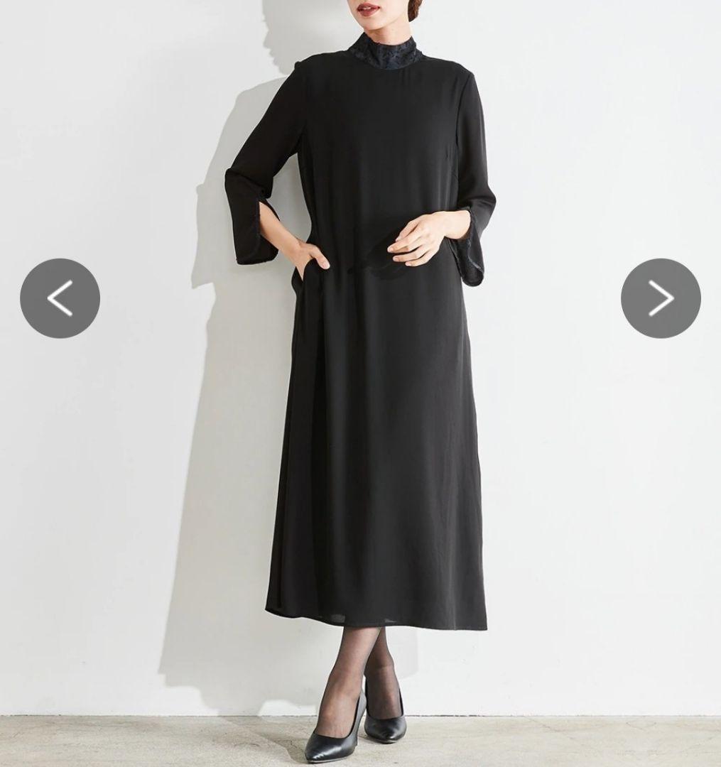 新品タグ付き✨カラルス　喪服　礼服　ワンピース　S　ブラックフォーマル　洗える
