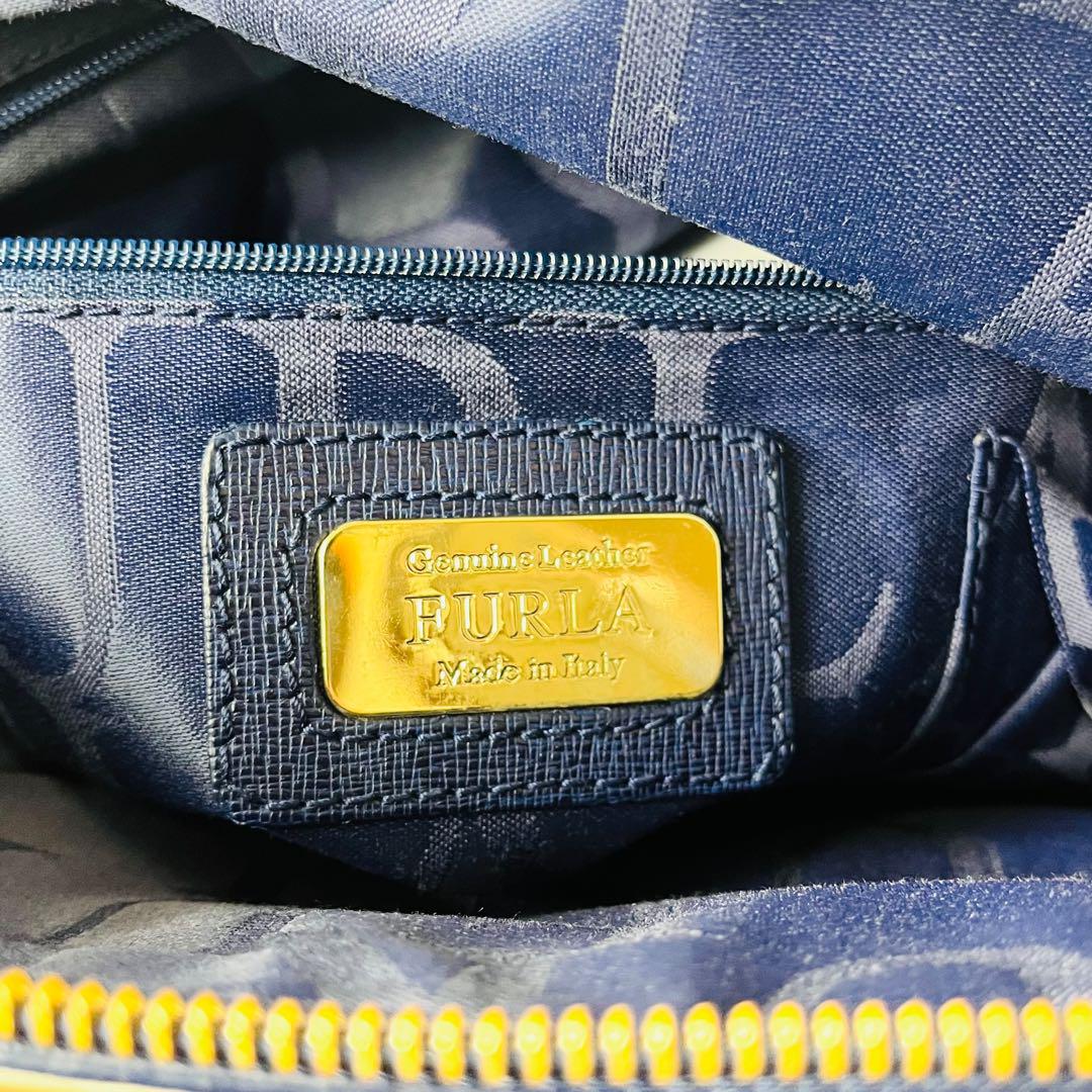 美品✨FURLA フルラ パイパー 2way ショルダーバッグ 南京錠