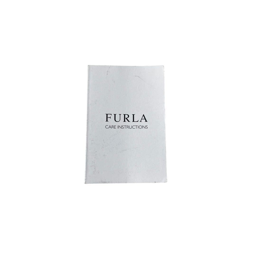 美品✨FURLA フルラ パイパー 2way ショルダーバッグ 南京錠 ネイビー