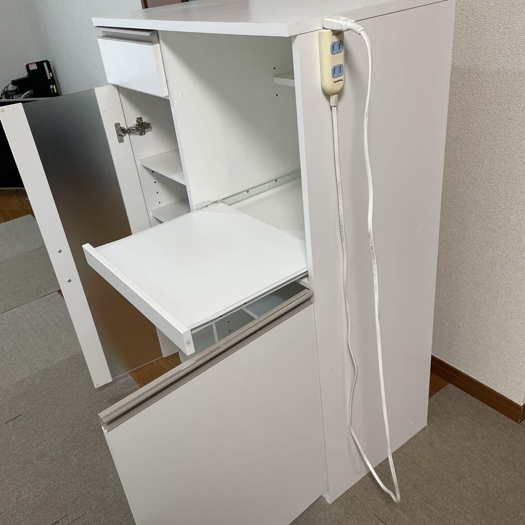 【送料込み】NITORI ニトリ レンジ台 フォルムN RE1175 WH