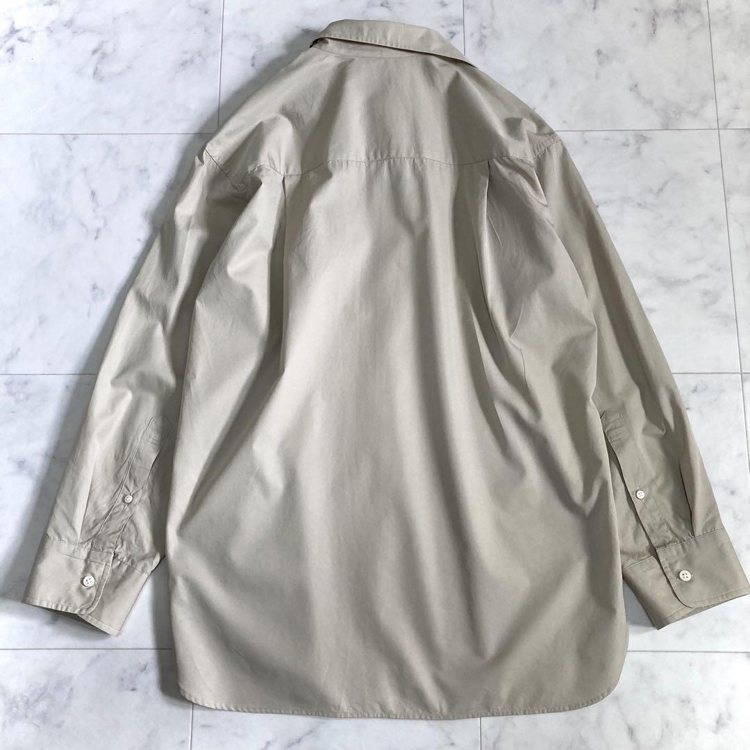 【アウトレット☆送料無料】 美品 ドゥーズィエムクラス washer シャツ ベージュ コットン トップス