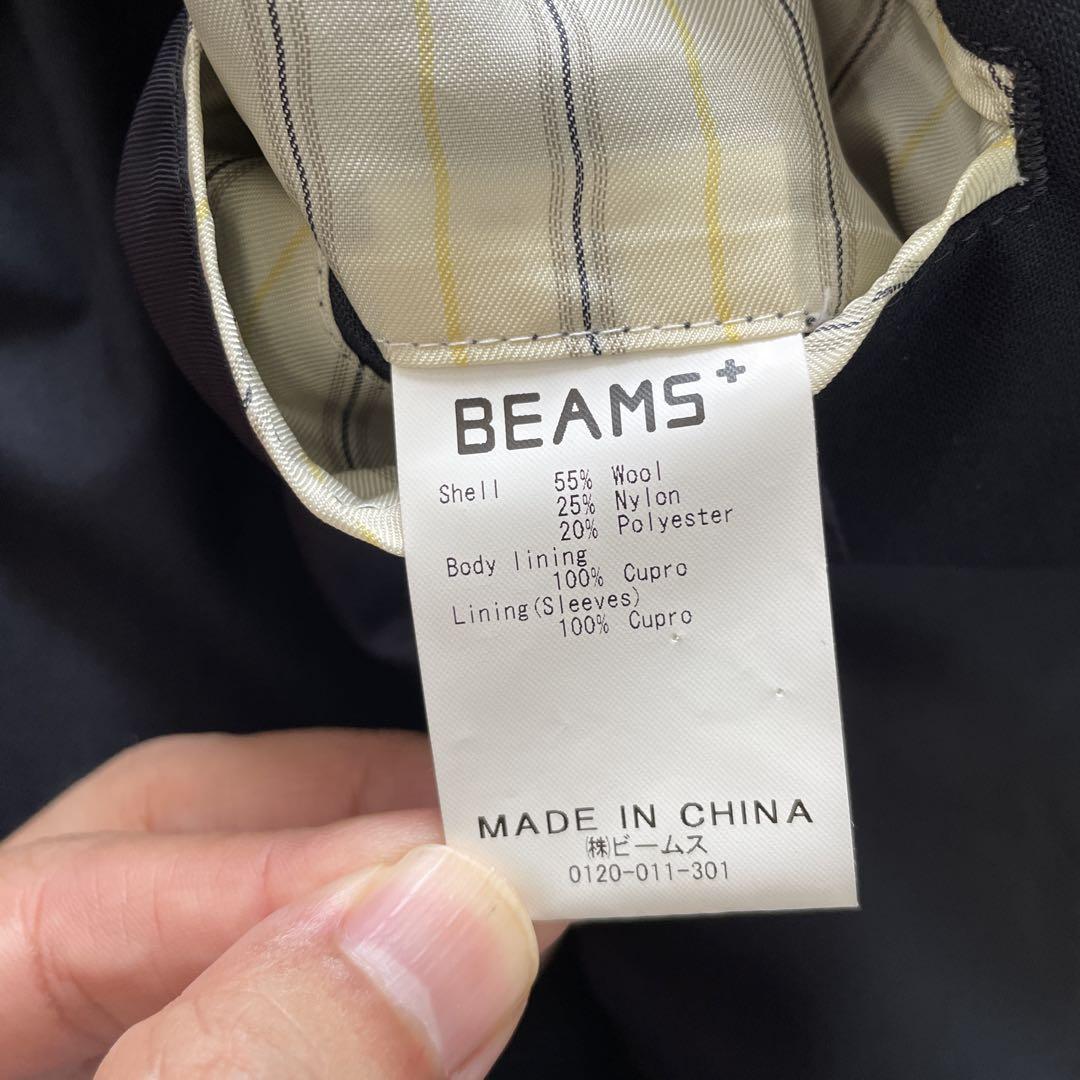 BEAMS プラス　ネイビー ブレザー 上着
