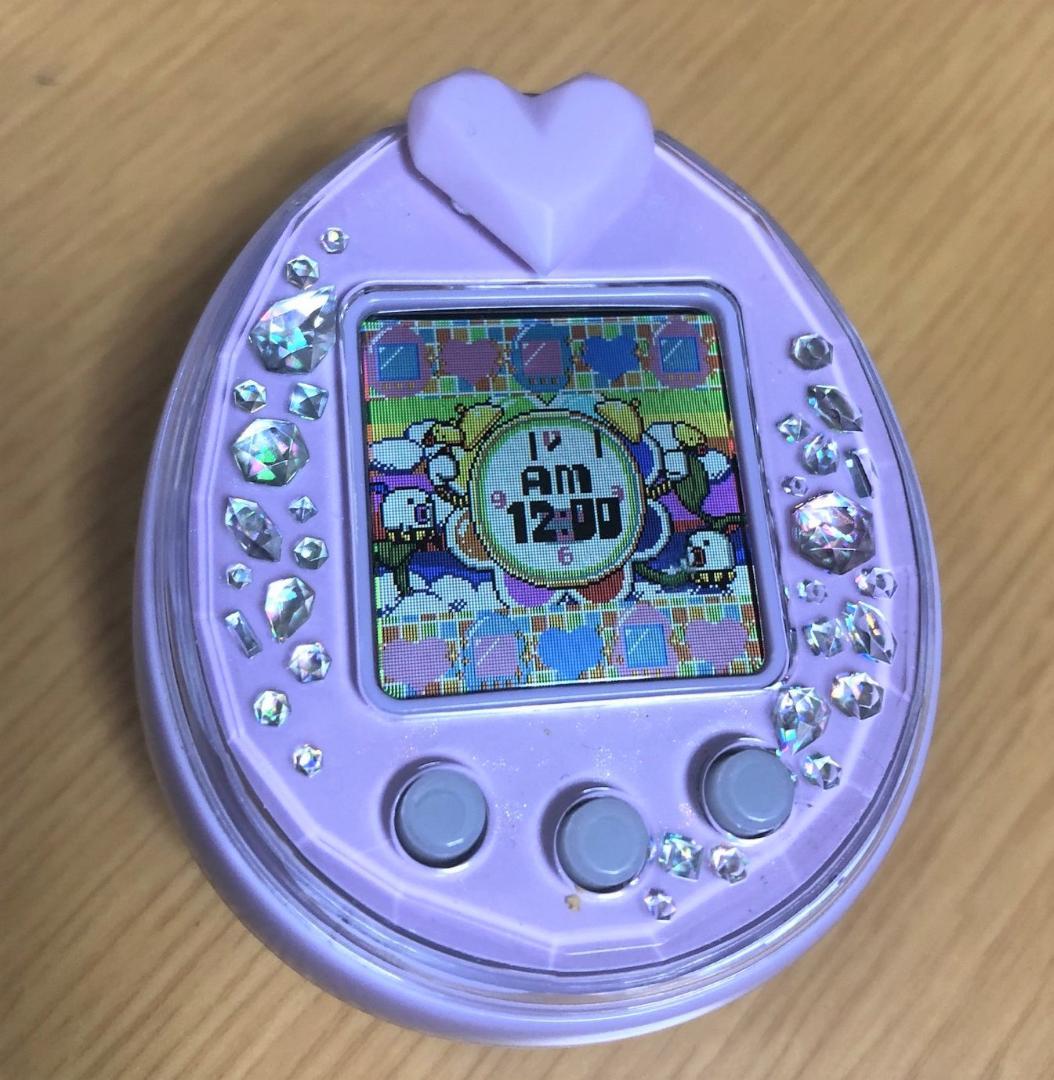 天然石ターコイズ 美品 たまごっちぴーす 2012年 パープル Tamagotchi