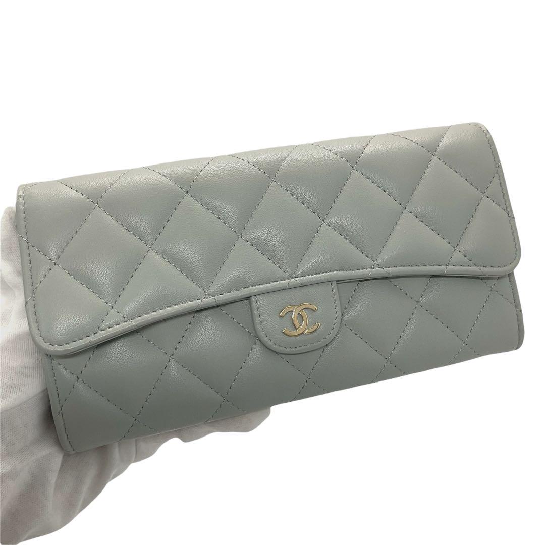 星】シャネル財布 マトラッセ クラシック ロングフラップ