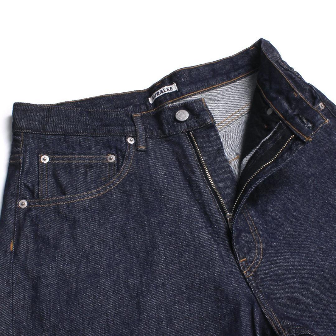 23AW オーラリー HARD TWIST DENIM WIDE PANTS_画像1