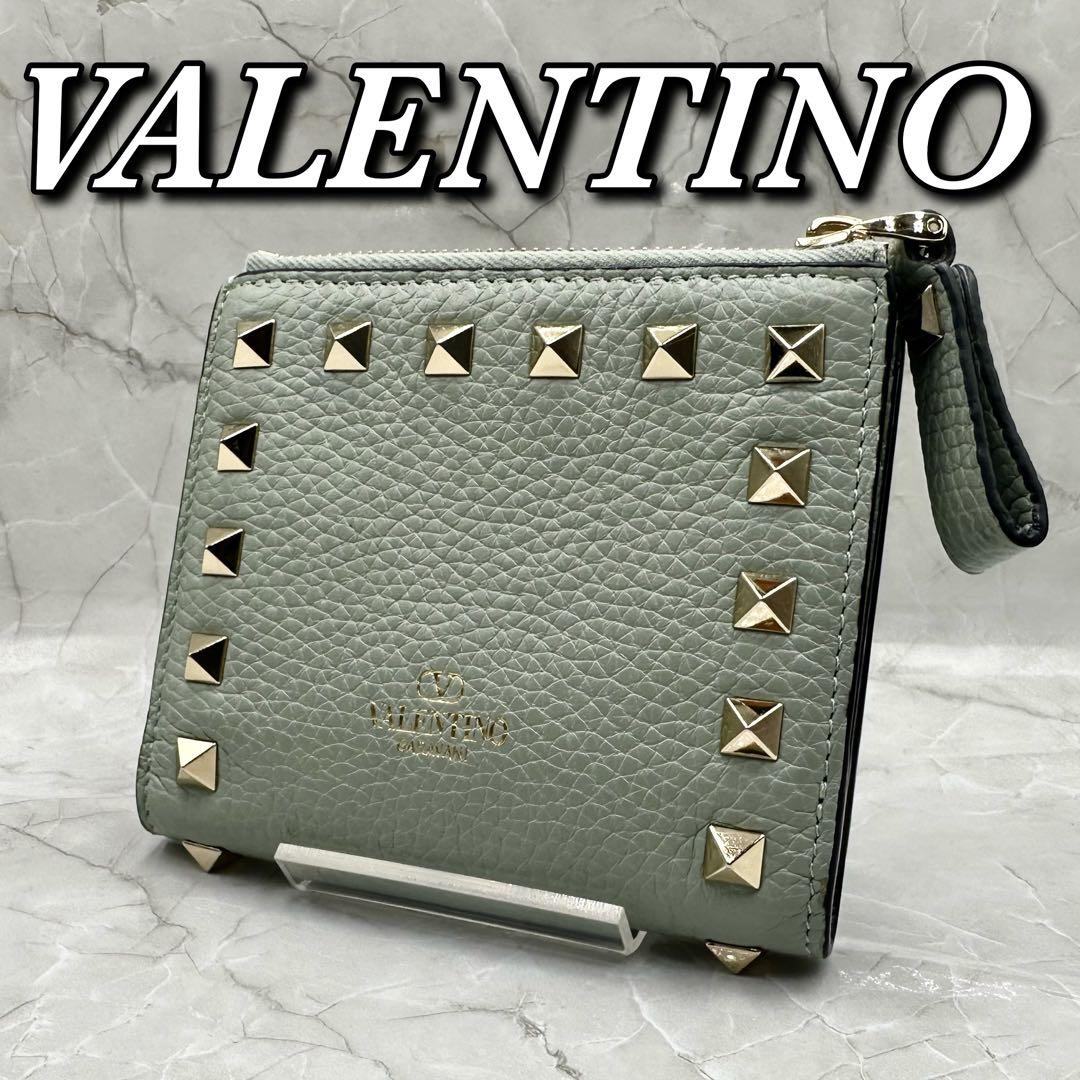 美品✨VALENTINO GARAVANI ロックスタッズ 二つ折り財布 楽天市場】ヴァレンティノ 二つ折り財布 ロックスタッズ ミニ