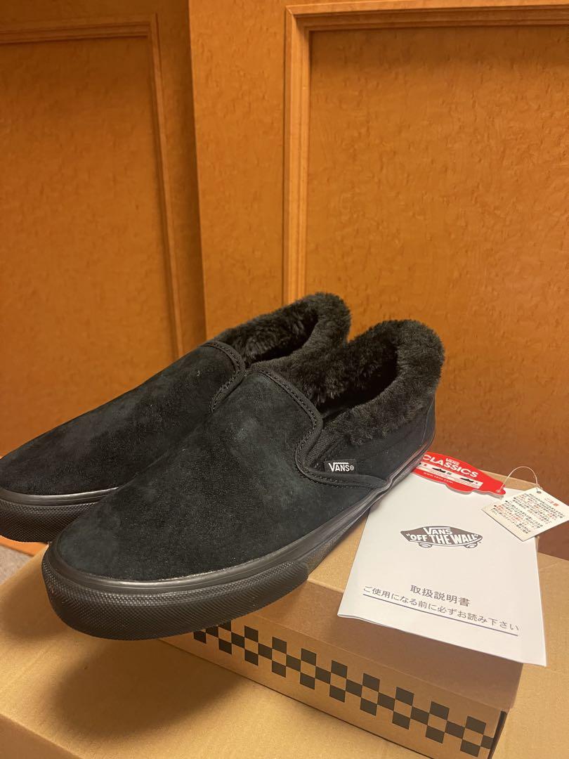 27.5 VANS SLIP ON FUR バンズ スリップオン ファー