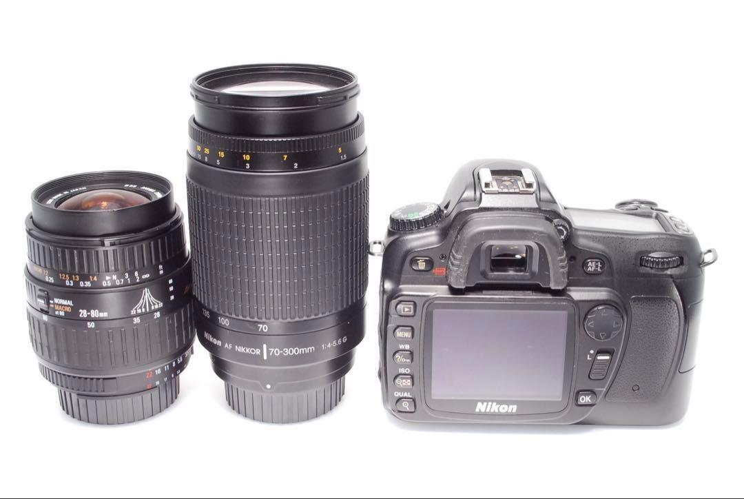 大迫力の超望遠✨初心者セット✨NIKON D80 ニコン✨ダブルレンズ✨カメラ