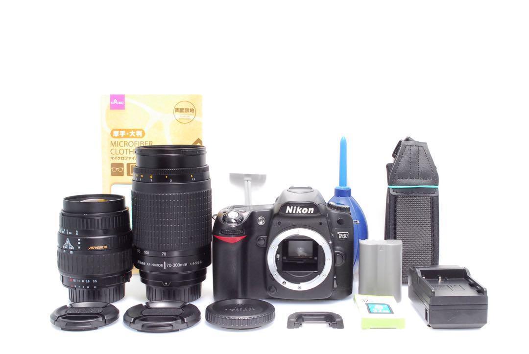 大迫力の超望遠✨初心者セット✨NIKON D80 ニコン✨ダブルレンズ✨カメラ