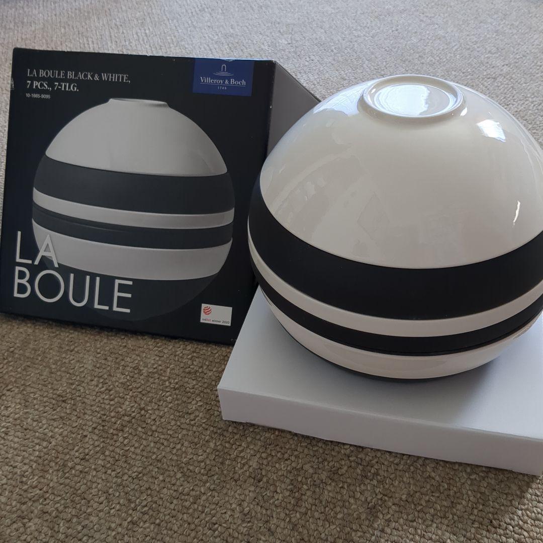 LA BOULE ボウル 7点セット 白黒