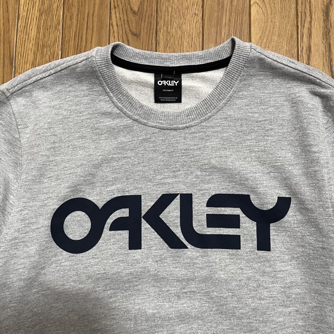 00s OAKLEY トレーナースウェット メンズM グレー 00s OAKLEY トレーナースウェット メンズM グレー