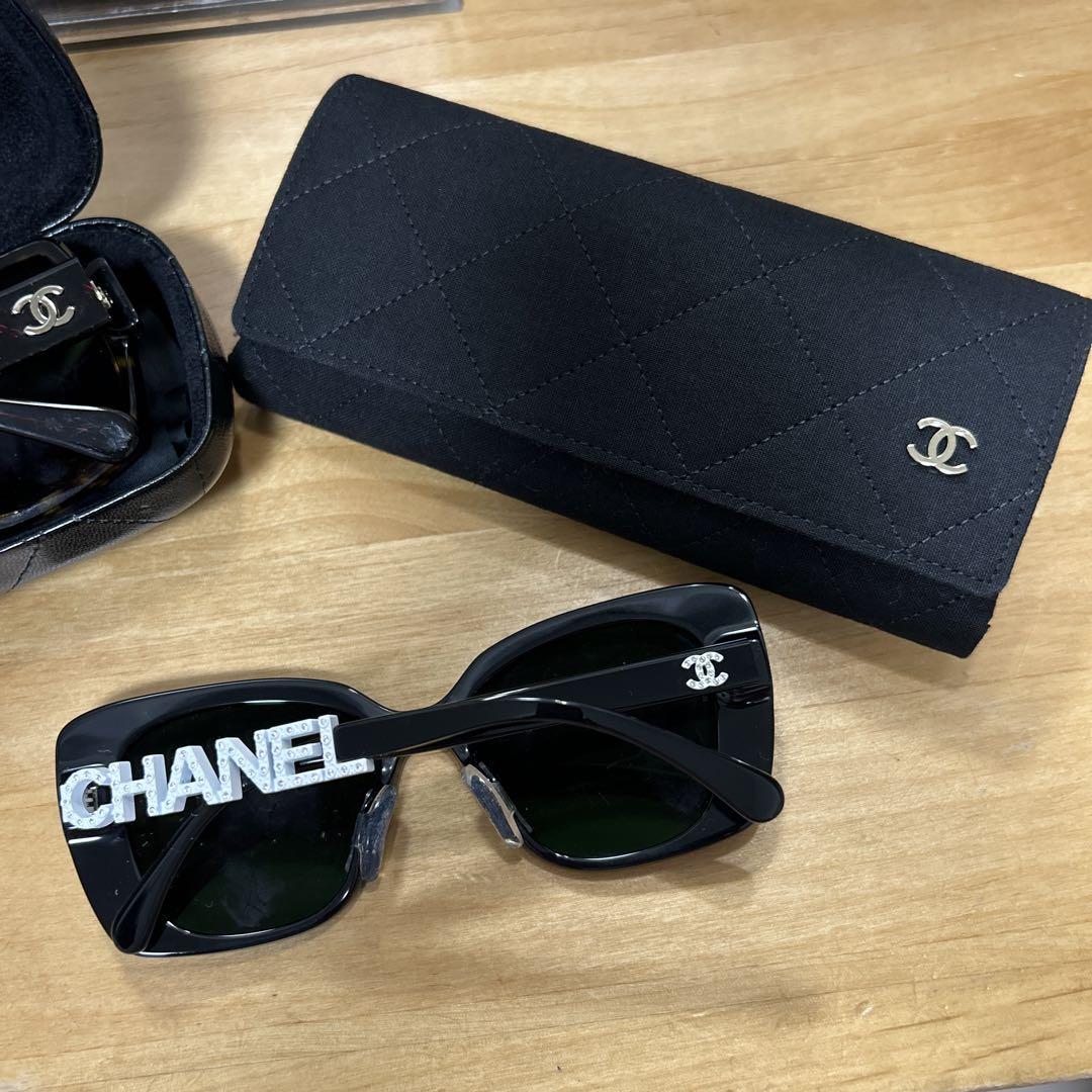 CHANEL メガネ サングラスケース シャネル メガネケース2個セット サングラスケース - メルカリ