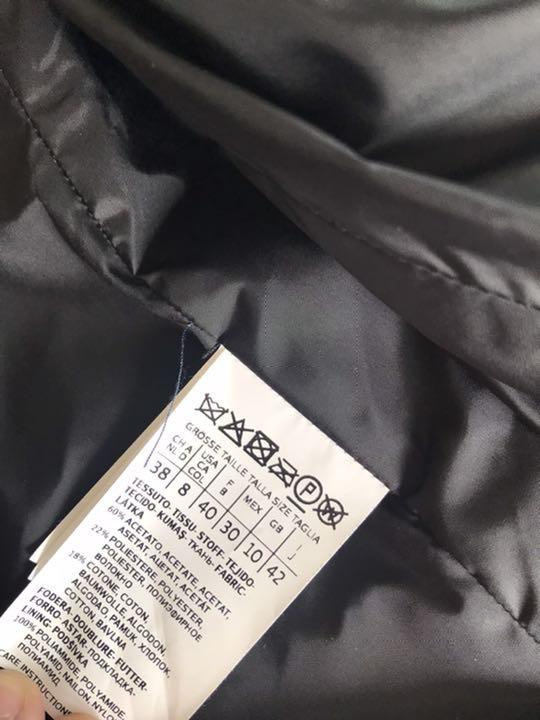 今季もの ハーフコート クリーニング済み 3Bs2Q-m19761253520 新品同様 エスマックスマーラ 爆買い定番