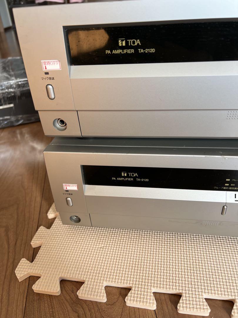 TOA (TA-2120) 卓上型アンプ 120W 5局