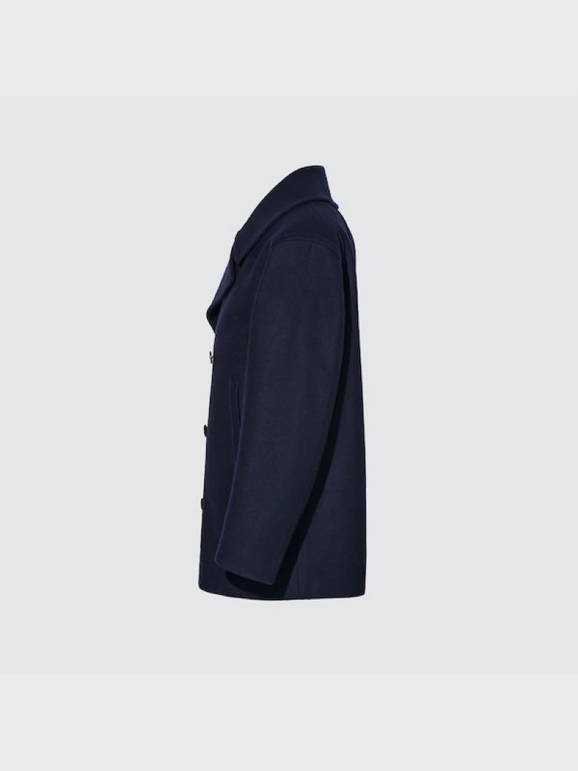 ウールブレンドオーバーサイズピーコート( UNIQLO＋J)
